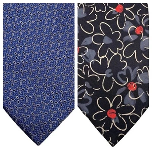 Ungaro silk tie lot of 2 excellent - Picture 1 of 12