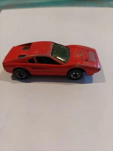 Vintage Hot Wheels Racebait 308 GTB Red Ferrari 1977 Black Walls 110 - Picture 1 of 5