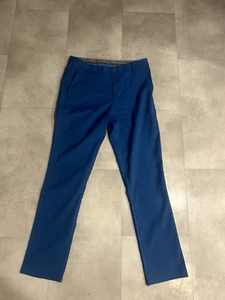 MENS PUMA 32/32 BLUE GREAT CONDITION GOLF TROUSERS/PANTS - Picture 1 of 5