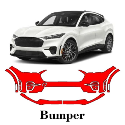 bumper PreCut PPF Paint Protection Film For Ford Mustang Mach E GT 2021-2025 - Image 1 of 4