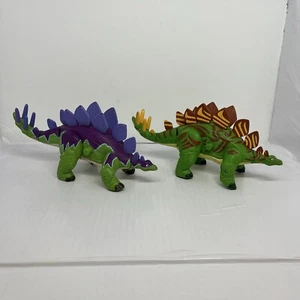 Imaginext Stegosaurus Lote Dinosaurios Spike Verde/Púrpura Ecovores Fisher price - Imagen 1 de 7