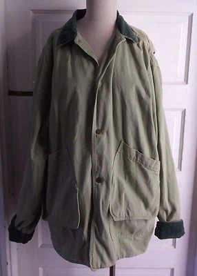 Wes & Willy Canvas Corduroy Flannel Lined Barn Work Chore Coat Boys Womens XL  - Image 1 of 4