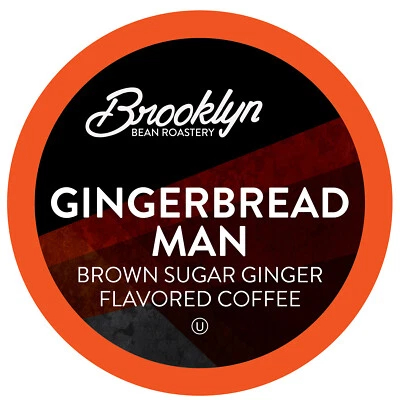 Cápsulas de café con sabor a hombre Brooklyn Beans Gingerbread, compatible 2.0 Keurig, 40 quilates Foto 1 de 4