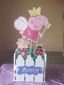 Peppa Pig Customized Centerpieces - Picture 1 of 5