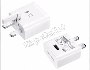 Galaxy S7, S7 Edge, S8, S8+ UK Schnellladegerät TA20UWE 2 AMP Schnellladen für Note 8 - Bild 1 von 1