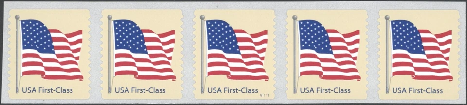 2007 US Scott #4135 - (41¢) AMERICAN FLAG PNC5 Plate#V1111 - Mint NH - Image 1 of 1