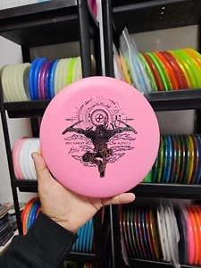 Infinite discs Glow Alpaca Pink 175g #7 E. Oakley P-blend Disc Golf Putter - Picture 1 of 4