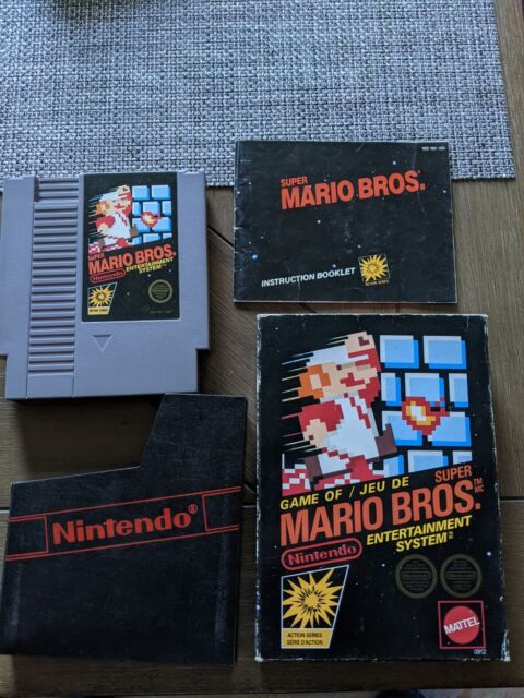 CAIXA DE JOGO ORIGINAL SUPER MARIO BROS NINTENDO NES SOMENTE SEM CARTUCHO  SEM HANGTAG