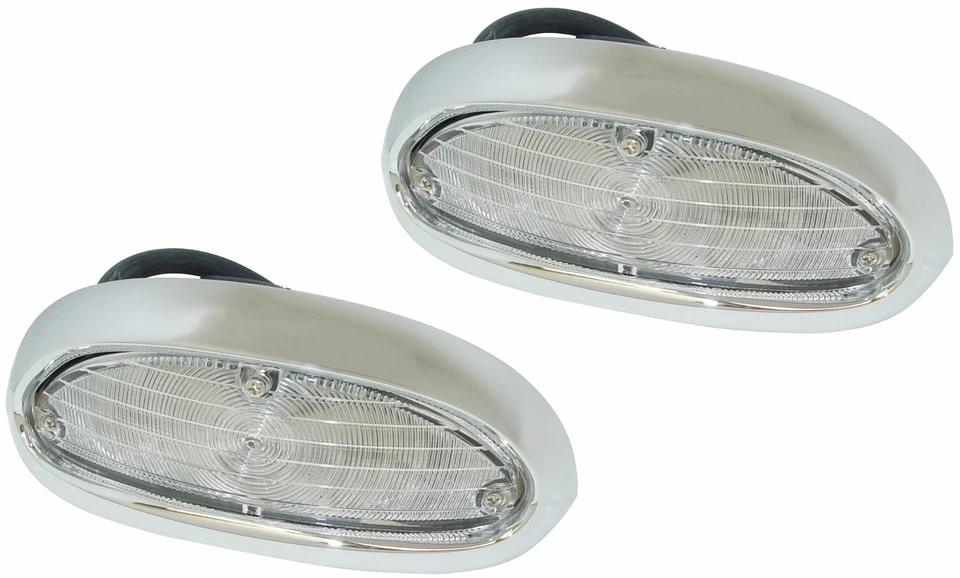 Chevrolet Bel Air 150 210 1955 vagón conjuntos de luces de estacionamiento con cableado juego de 2 Foto 1 de 1