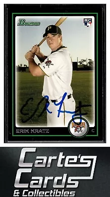 Erik Kratz 2010 Bowman Draft Picks #BDP55 Pirates TTM/IP Signed Autographed - Image 1 of 2