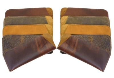 PACK DE 10 FUNDAS PARA GAFAS DE LECTURA DE CUERO, Hechas en EE. UU., Suaves, Duraderas, Gafas de sol Foto 1 de 4