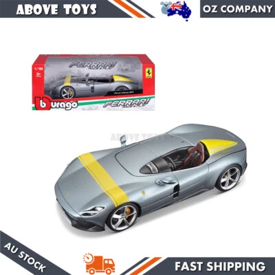 Bburago Ferrari R&P Monza SP-1 One-Off Project Diecast Model Car Scale 1:18 - image 1 of 4