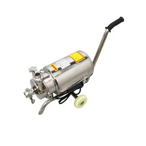 110V Centrifugal Pump Movable Sanitary Beverage Pump Stainless Steel 3Ton/h - Picture 1 of 19