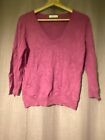 Marks And Spencer With Stretch Purple Jumper Size 14 MC125