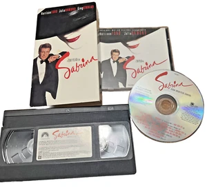 Sabrina VHS And Movie Soundtrack CD Lot 1996 PG Harrison Ford Julia Ormond - Picture 1 of 11