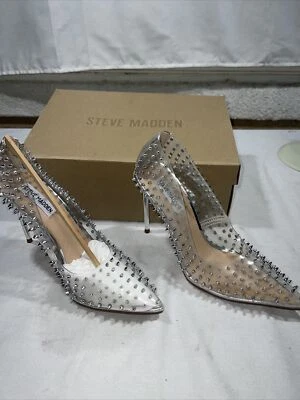 Bombas Steve Madden Vala-S claras 9 EUA femininas - Imagem 1 de 4