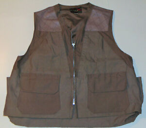 VINTAGE 10-X HUNTING/SHOOTING VEST! TONS OF POCKETS/ZIPPER FRONT! MADE IN USA 50