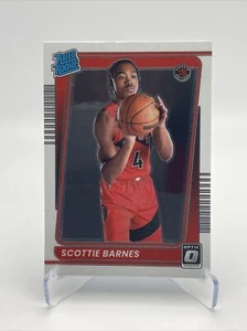 SCOTTIE BARNES - 2021-22 Panini Donruss Optic #186 Rated Rookie RC - Picture 1 of 2