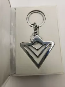 Silpada Representative Only Silvertone Keychain Stainless Rare - Picture 1 of 5