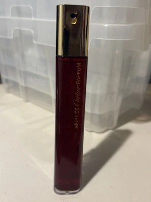 MUST de CARTIER Parfum .8oz Originally Formula Vintage Tester - Image 1 of 2