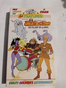 Ghostbusters - Outlaw Inlaws VHS 1991 Animated Tested - Missing Paper Label - Foto 1 di 4