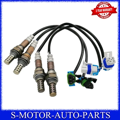 4X A/F O2 Oxygen Sensor OEM For 2003-2007 GMC Sierra Yukon XL 6.0L Up+Downstream - Image 1 of 4