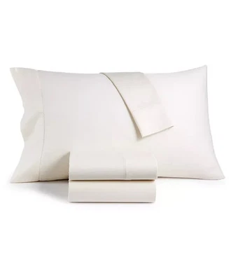 Juego de Sábanas King Hotel Collection 680TC Algodón Supima Marfil Sólido Nuevo $500 Foto 1 de 3