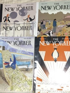 New Yorker Magazine 2025 Issues Lot of 5 April May - Picture 1 of 8