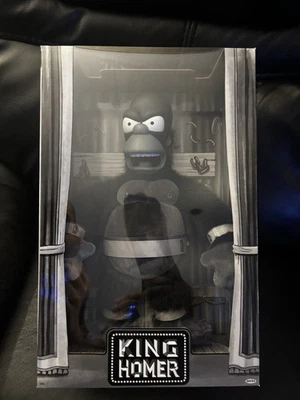 Os Simpsons 16" Alto King Homer Premium Figura de Pelúcia Macia Kong Estátua Oficial - Imagem 1 de 4