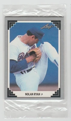 1991 Donruss Factory Set Leaf PREVIEW Pacote Selado NOLAN RYAN na Parte Superior Molitor Back - Imagem 1 de 2