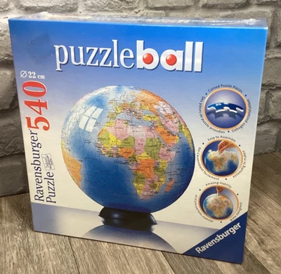 Ravensburger Puzzleball -The Earth  540 Piece 3D Jigsaw Puzzle Globe. New,Sealed - Image 1 of 4