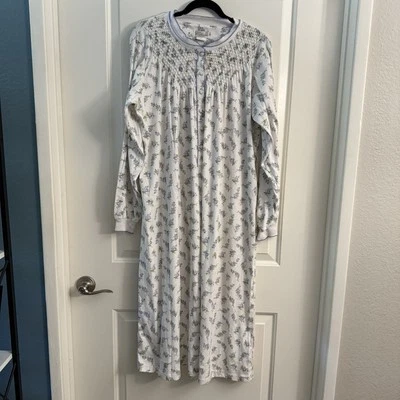 Camisón mediano Claire Intimates floral lavanda para mujer nuevo con etiquetas de Mervyn’s de colección Foto 1 de 4