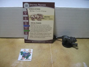 =Dungeons and Dragons DUNGEONS OF DREAD Spectral Panther 59/60 with card= - Picture 1 of 1