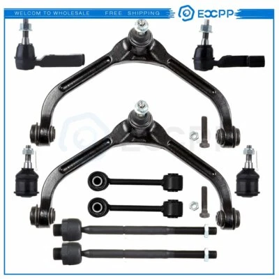 Brazos de control de suspensión delantera para Jeep Liberty 02-04 varillas de amarre rótulas 10 un. Foto 1 de 4