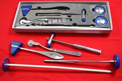  Juego de diagnóstico de molinete martillo Taylor Buck reflejo de percusión neurológica 5 piezas Foto 1 de 4