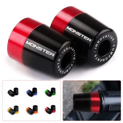 7/8" 22mm motorcycle handlebar grips handle bar end For Ducati Monster 821 696 - Image 1 of 4