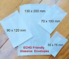 ECO-FRIENDLY Glassine Bags Envelopes packets, weddings, stamps, seeds, confetti.