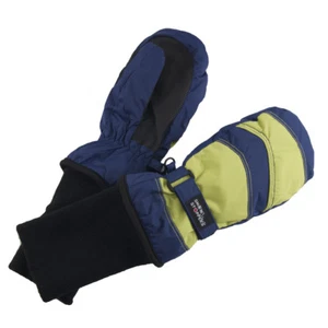 SnowStoppers Extra-Long Cuff 2-Tone Nylon Mittens for Ages 6 months -12 years - Picture 1 of 19