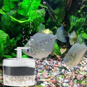 Efficient Aquarium Internal Corner Fish Tank Filter Pneumatic Filtration - Picture 1 of 7