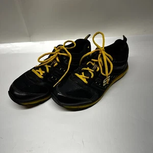 Zapatillas deportivas Skechers para hombre talla 10 negras y amarillas - Imagen 1 de 5