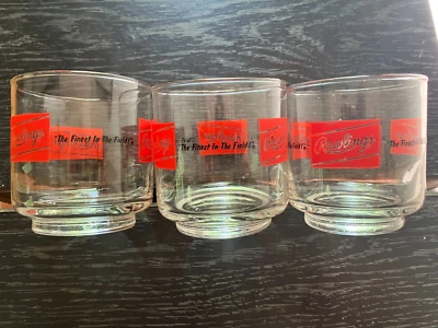 Лот из 3 Rawlings "Лучшее в поле" логотип коктейльные очки - Изображение 1 из 3