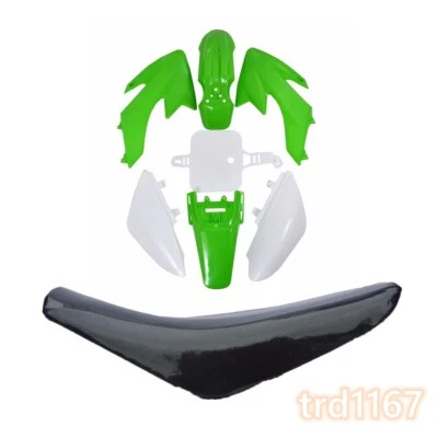 Plastics Fender Kit + Seat Fo CRF50 XR50 Dirt Pit Bike 90cc 110cc 125cc Coolster - Image 1 of 4
