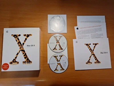 Apple Mac OS X 10.2 Jaguar Retail Big Box Vintage 2002 for PowerPC M8905F/A / EN - Bild 1 von 3