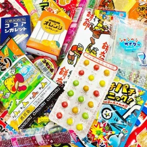 Japanese popular candy DAGASHI snacks foods random 30or40or60pcs set box - Picture 1 of 4