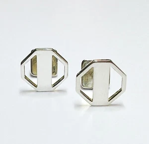 Autentici rari gemelli Tiffany & Co. Paloma Picasso Zellige argento gemelli - Foto 1 di 4