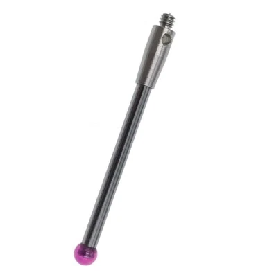 Sonda CMM Stylus haste de carboneto M2 rosca 3 mm rubi A-5003-0041 KMG provador Styli - Imagem 1 de 4