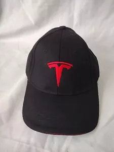 Tesla Logo Baseball Cap Emblem Cotton Embroidered Adjustable 58cm NEW - Picture 1 of 5