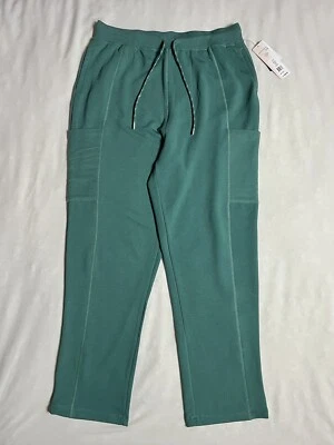 Nanette Lepore Play Women’s Cargo Pocket Super Soft Tailored Joggers Green Sz. L - Image 1 of 4