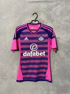 Sunderland Third football shirt 2016 - 2017 Jersey Pink Adidas Mens Size S