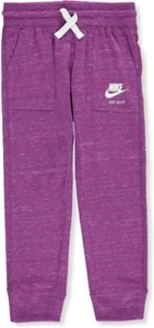 Nike Kids Girl's Gym Vintage Pants (Little Kids) Bold Berry 6 Little Kids - Picture 1 of 1